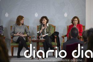Carmen Calvo pide "un respeto al feminismo" y advierte de que "la batalla sigue estando en el cuerpo de las mujeres"