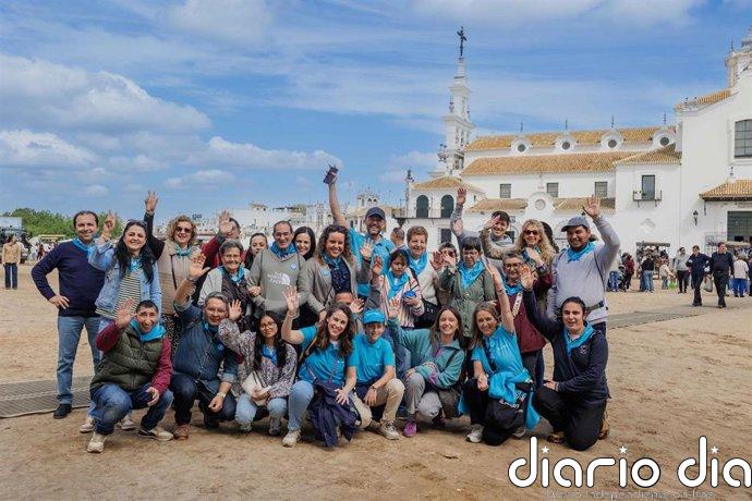 Casi 400 participantes en la quinta edición del 'Camino del Rocío Sin Barreras' con el apoyo de Voluntariado CaixaBank