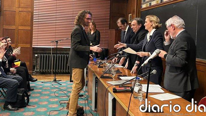 Charles Lizin, Premio Duques de Soria de Hispanismo en Bélgica con un trabajo sobre la poesía de Jorge Riechmann