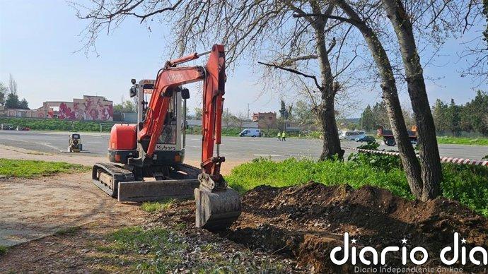Comienzan las obras de ampliación del aparcamiento de la Catedral de Calahorra