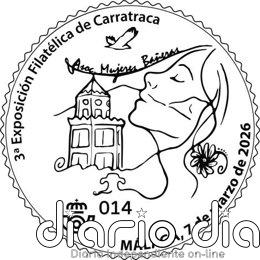 Correos apoya en Carratraca (Málaga) la 3ª Exposición Filatélica dedicada a la mujer