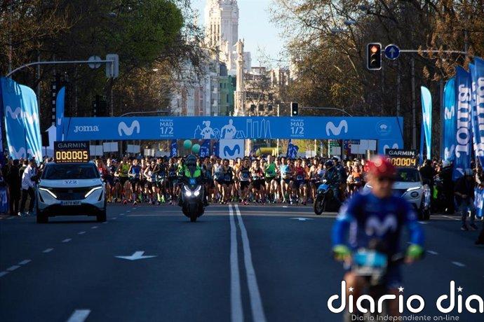 Cortes de tráfico y modificaciones en 82 líneas de EMT este domingo por el Movistar Medio Maratón y la Carrera ProFuturo
