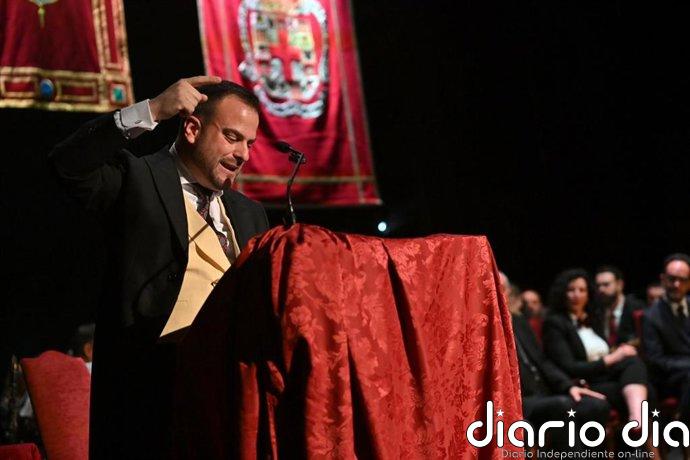 Daniel Valverde emociona a los cofrades almerienses con un pregón de Semana Santa "cargado de simbolismo"