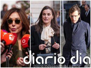 De la Reina Letizia, a Ana Rosa Quintana. El multitudinario adiós al periodista Raúl del Pozo, en imágenes