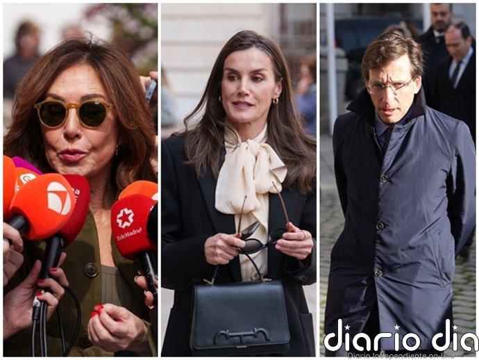 De la Reina Letizia, a Ana Rosa Quintana. El multitudinario adiós al periodista Raúl del Pozo, en imágenes