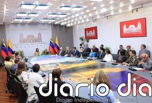 Delcy Rodríguez lidera en Caracas un reunión de alto nivel entre Colombia y Venezuela