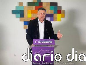 Delgado (Podemos) dice tener "un programa valiente" y candidaturas y pide el 17M "patada a corrupción de PP"