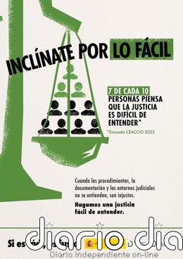 Derechos Sociales lanza 'Inclínate por lo fácil' para promover la accesibilidad cognitiva en el ámbito de la justicia