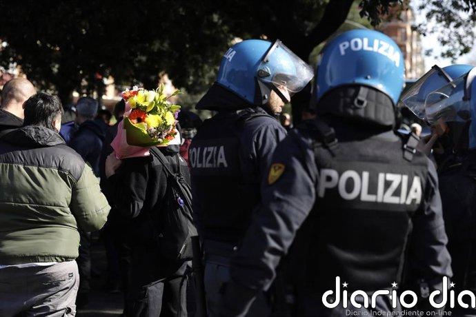 Detenidos 91 anarquistas para evitar su participación en una manifestación declarada ilegal en Roma