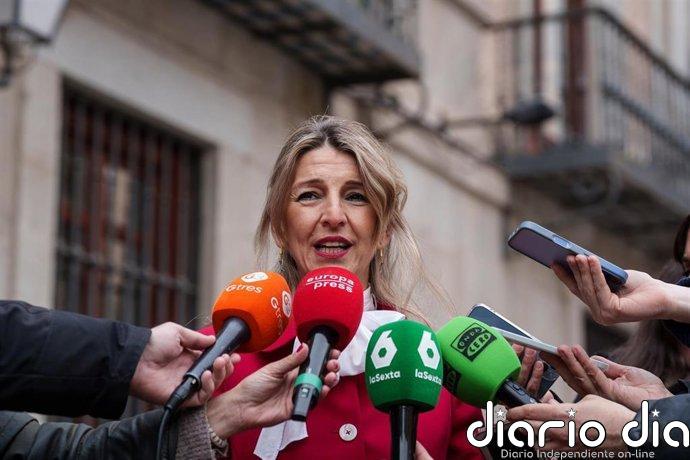 Díaz critica que Feijóo es como una "lavadora vieja con un único programa" y tilda a Aznar de "señoro de la guerra"