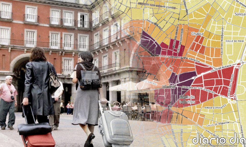 Distrito Centro se consolida como el epicentro de los pisos turísticos en Madrid: Uno de cada 17 es para uso vacacional