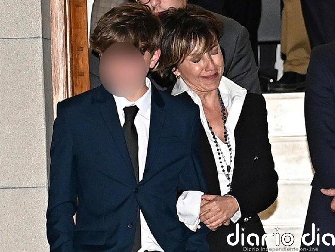 Dolor y desolación en el último adiós a Fernando Ónega. Sonsoles, destrozada, se rompe completamente