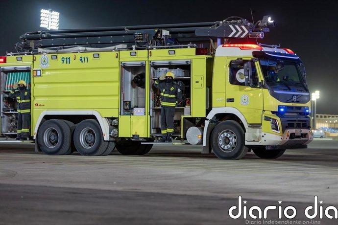 Dos muertos y 12 heridos por el impacto de un proyectil a las afueras de Riad