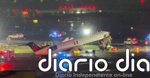 Dos muertos y 42 heridos en un accidente en una de las pistas del aeropuerto neoyorquino de La Guardia