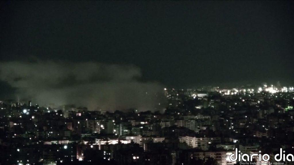 Dura noche de bombardeos sobre Beirut