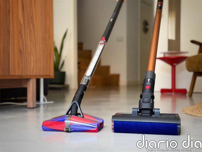 Dyson demuestra que el tamaño importa: así son la aspiradora y la fregona eléctrica más finas
