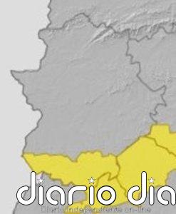 El 112 de Extremadura activa la alerta amarilla por lluvias y tormentas este miércoles en el sur de Badajoz