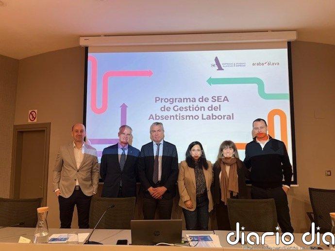 El absentismo laboral en Álava se sitúa en el 11,55% y lidera el ranking estatal, según SEA