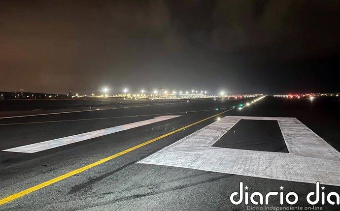 El aeropuerto de Alicante reabre la pista de vuelo por la noche tras finalizar obras de mantenimiento