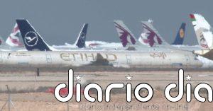 El aeropuerto de Teruel da refugio seguro a 20 aviones de compañías de Oriente Medio