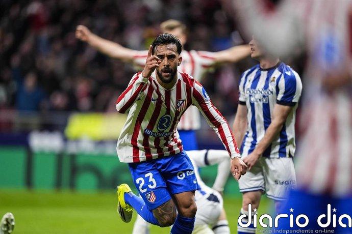 El Atlético golpea primero gracias a un doblete de Nico González