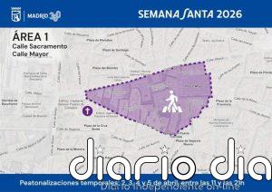 El Ayuntamiento blinda las procesiones peatonalizando siete áreas del entorno de parroquias en Centro y Salamanca