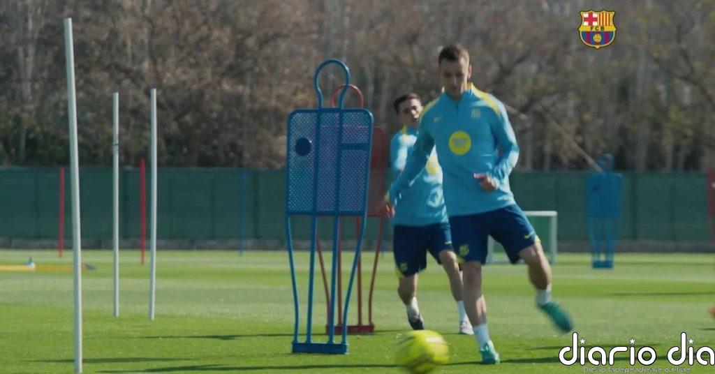 El Barça se entrena antes de irse de vacaciones