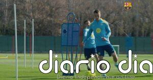 El Barça se entrena antes de irse de vacaciones