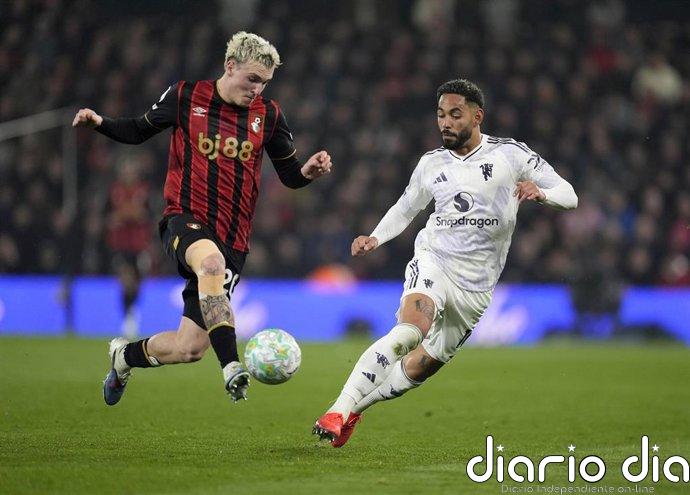 El Bournemouth rescata otro empate en la Premier League ante el Manchester United