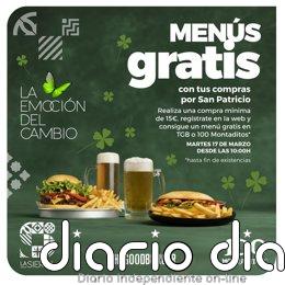 El centro comercial La Sierra regala menús en sus establecimientos de restauración por San Patricio