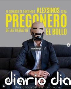 El creador de contenidos Alexsinos será el pregonero de El Bollo 2026