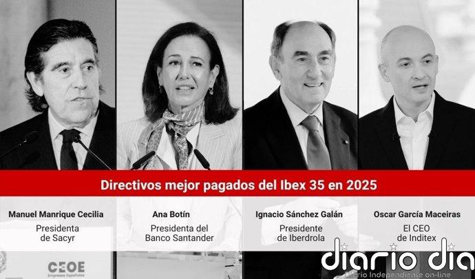El ejecutivo mejor pagado del Ibex 35 gana 32 millones en 2025: este es el sueldo de los grandes directivos españoles