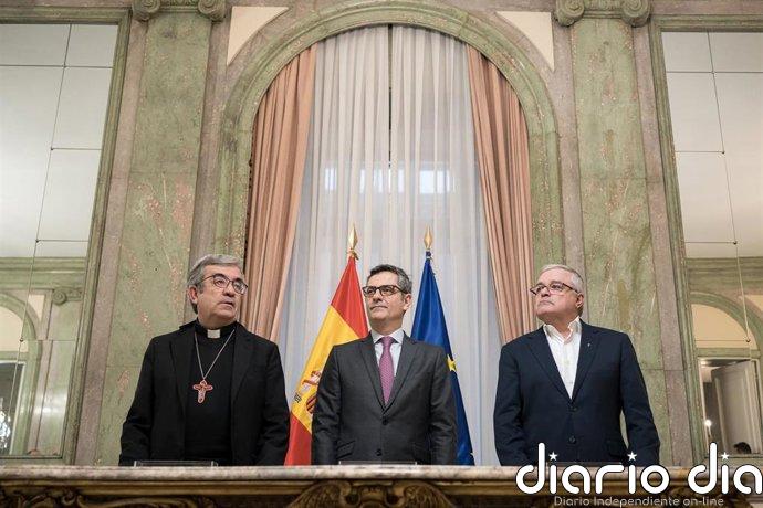 El Gobierno y la Conferencia Episcopal firman este lunes el acuerdo para reparar a víctimas de abusos prescritos