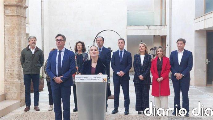 El Govern repartirá cerca de 161 millones de euros entre diferentes sectores afectados por la guerra en Irán