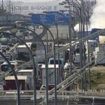 El incendio de un vehículo sin heridos obliga a cortar la A-4 en Getafe y genera varios kilómetros de retención