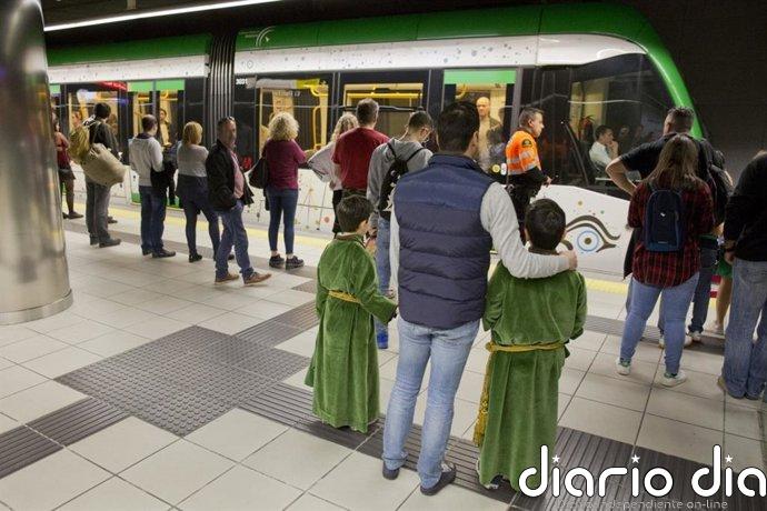 El Metro de Málaga recupera la normalidad tras el paro por la huelga del Lunes Santo sin incidencias ni aglomeraciones