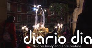 El Nazareno de Bilbao desafía a la lluvia y completa su procesión