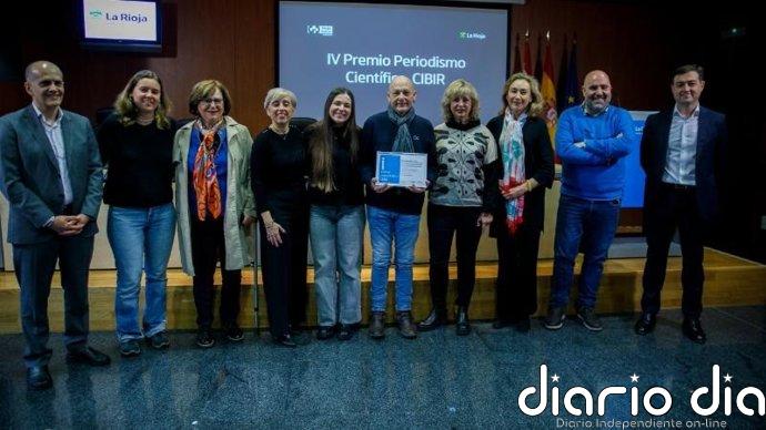 El periodista Roberto González Lastra gana la IV edición del Premio de Periodismo Científico CIBIR