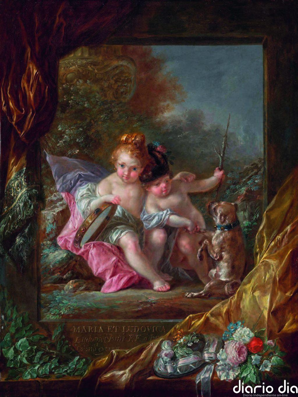 El Prado exhibe desde este jueves la obra 'María y Luisa, las hijas del pintor', de Luis Paret