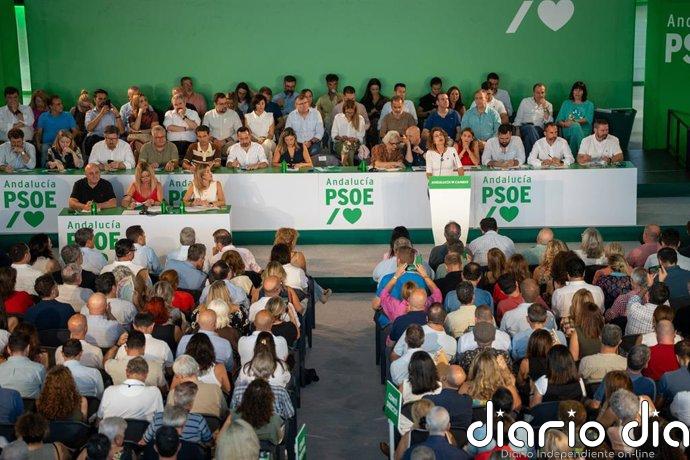 El PSOE-A aprueba el procedimiento para elaborar sus listas del 17M a las que prevé dar 'luz verde' el 10 de abril