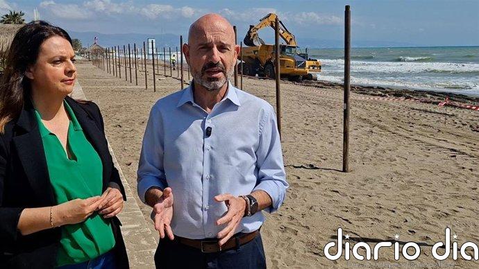 El PSOE de Málaga destaca la inversión histórica del Ejecutivo para tener las playas a punto para la temporada de verano
