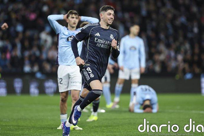 El Real Madrid gana 'in extremis' y de rebote en Vigo