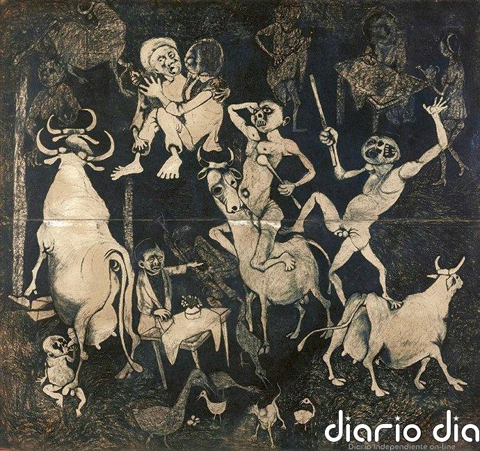 El Reina Sofia abre un diálogo "inesperado y hermoso" al enfrentar al 'Guernica africano' de Feni con la obra de Picasso