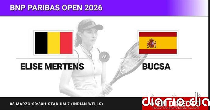Elise Mertens - Cristina Bucsa, en directo hoy: sigue el partido de BNP Paribas Open