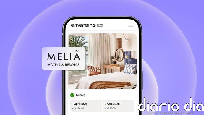 Emerging Travel Group se alía con Meliá para integrar más de 400 hoteles en su plataforma B2B