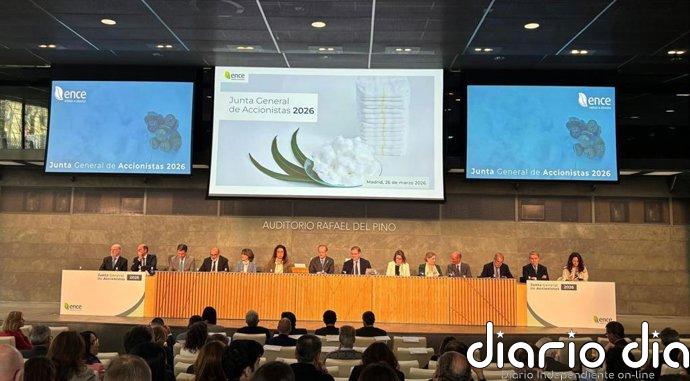 Ence destaca en su junta general de accionistas su posicionamiento como "motor de la autonomía energética"