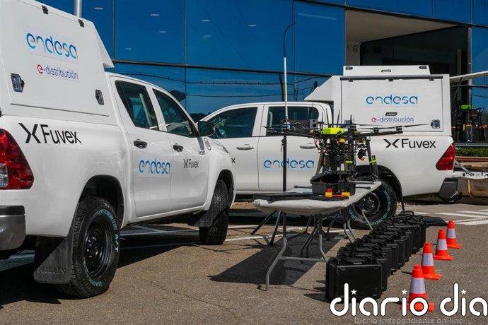 Endesa incorpora 17 drones de largo alcance de Fuvex para reforzar la inspección de sus redes eléctricas