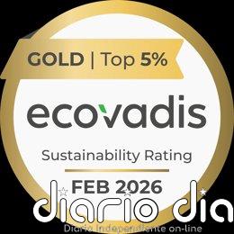 Ercros obtiene 85 puntos en la evaluación EcoVadis y recibe la medalla Gold