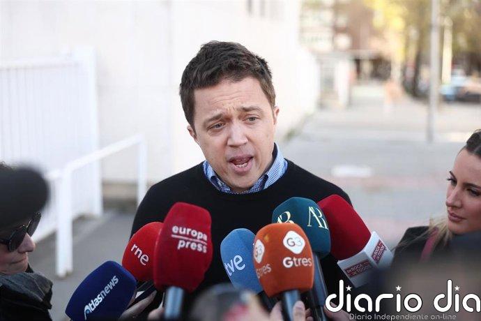 Errejón asegura que se querelló contra Mouliaá para "poner un límite a las difamaciones y a las calumnias"