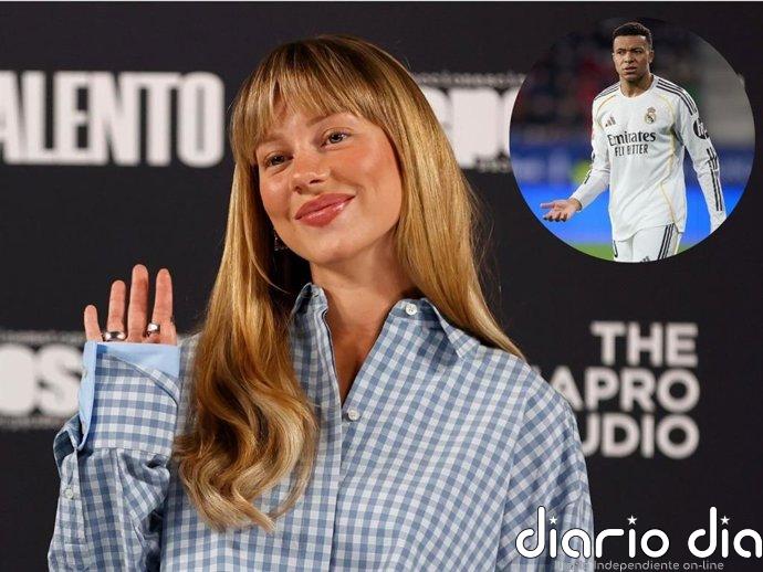 Ester Expósito y Kylian Mbappé juegan al despiste tras 'oficializar' su relación en el Real Madrid-Atlético